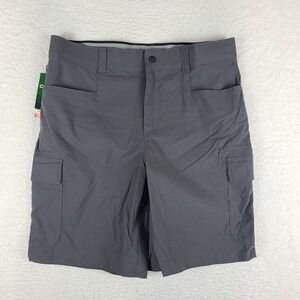ORVIS Cargo Shorts Mens 34 Dark Gray 10" Hybrid Performance Tech Outdoor NWT NEW